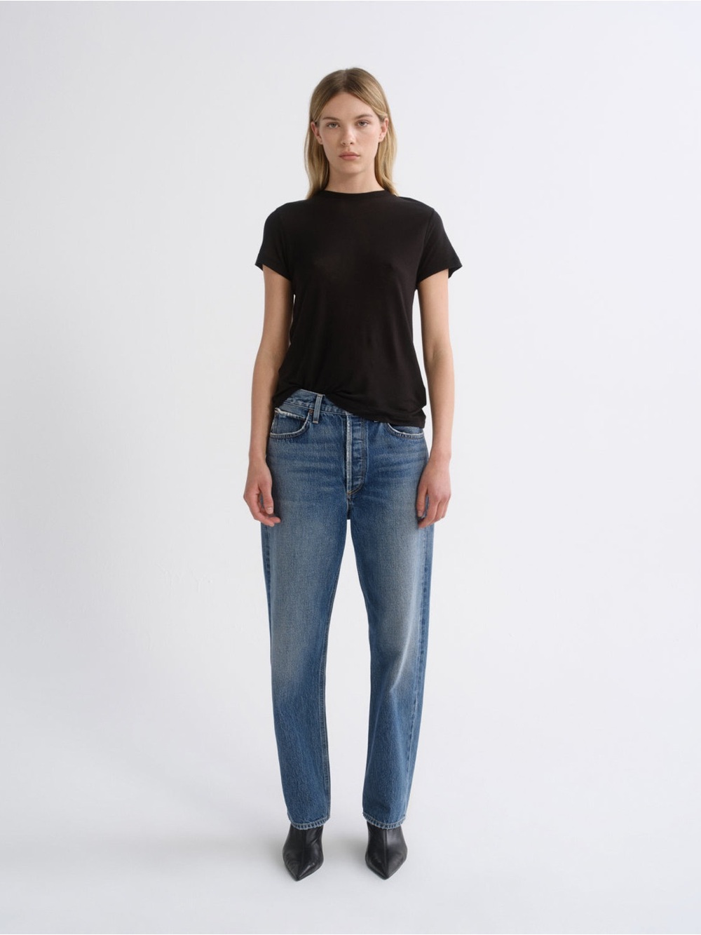 NWT AGOLDE 90s Mid Rise Loose Fit Jeans Size 23